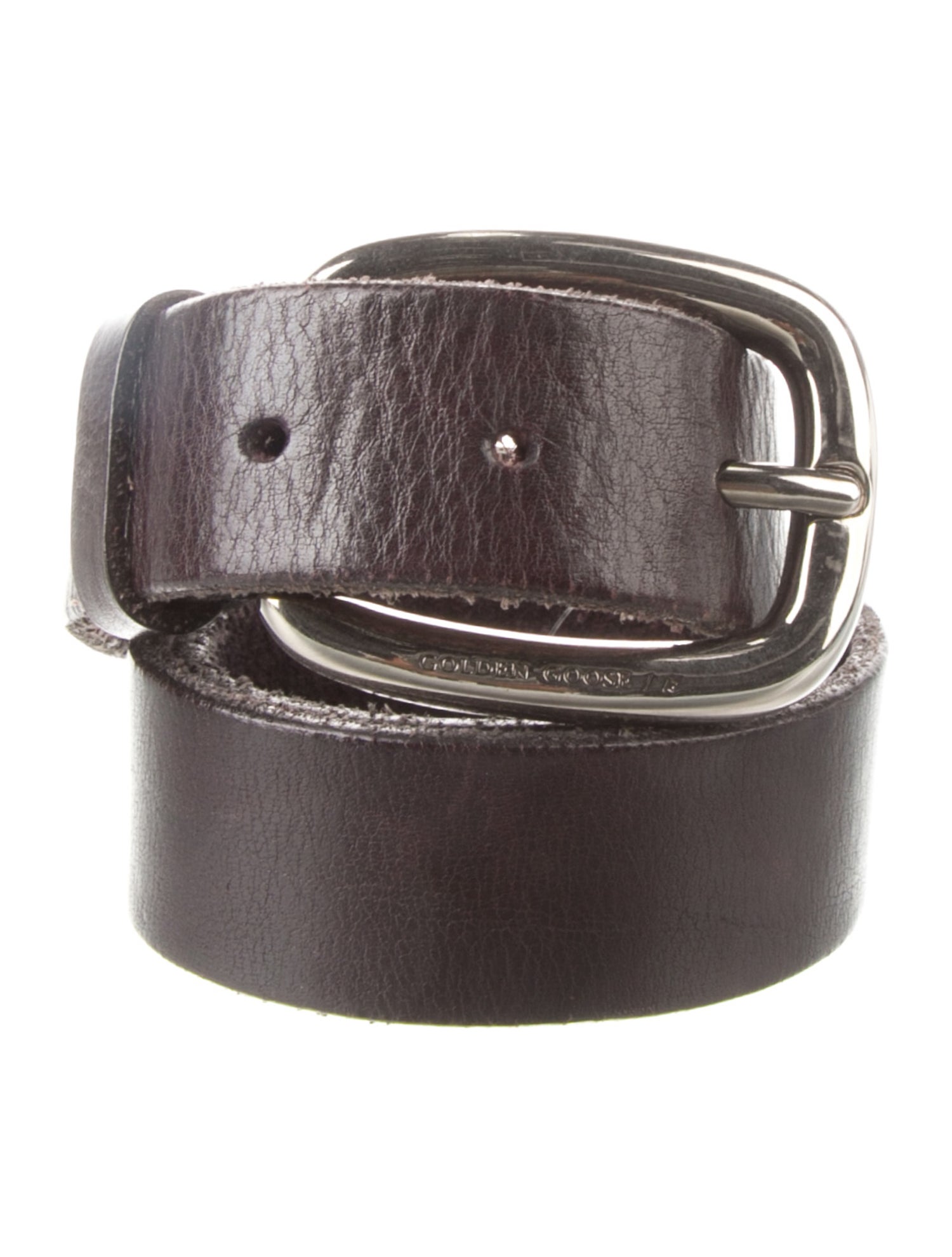 Golden Goose Leather Waist Belt