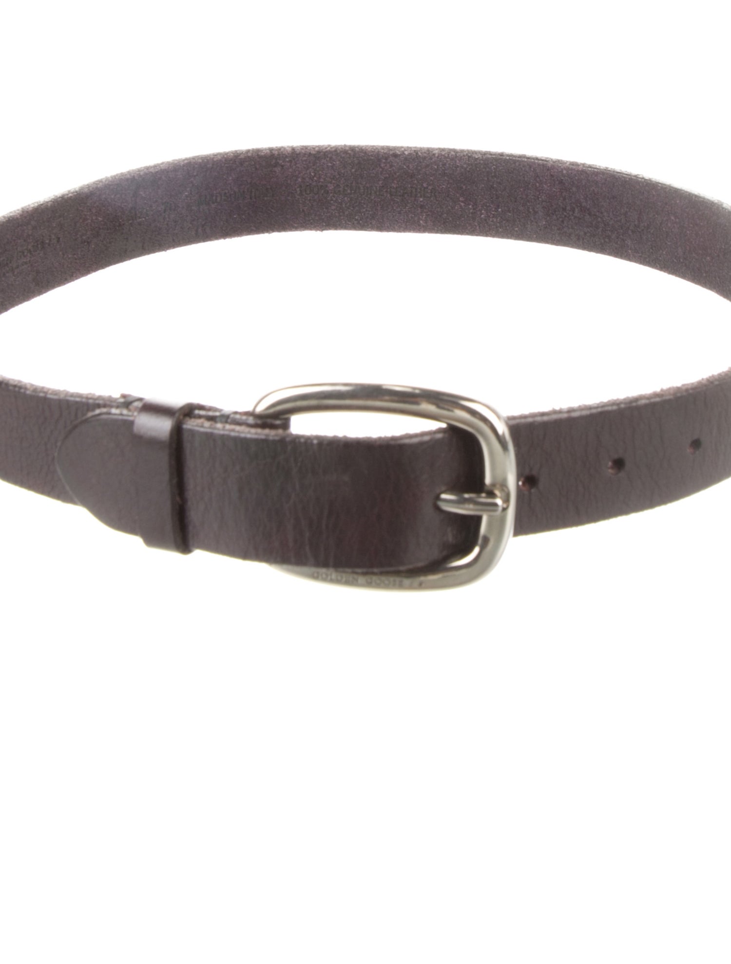 Golden Goose Leather Waist Belt