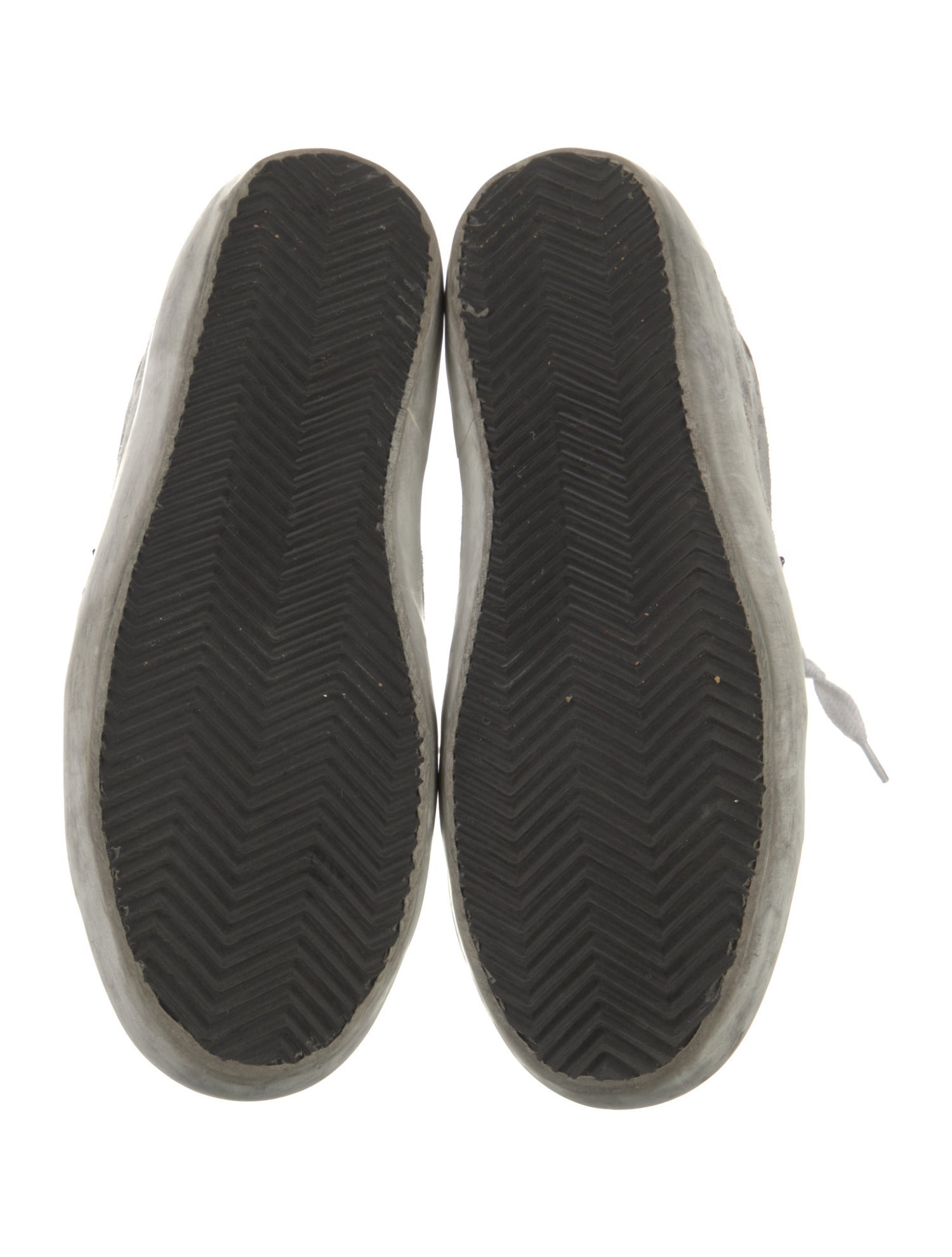 Golden Goose Leather Printed Sneakers