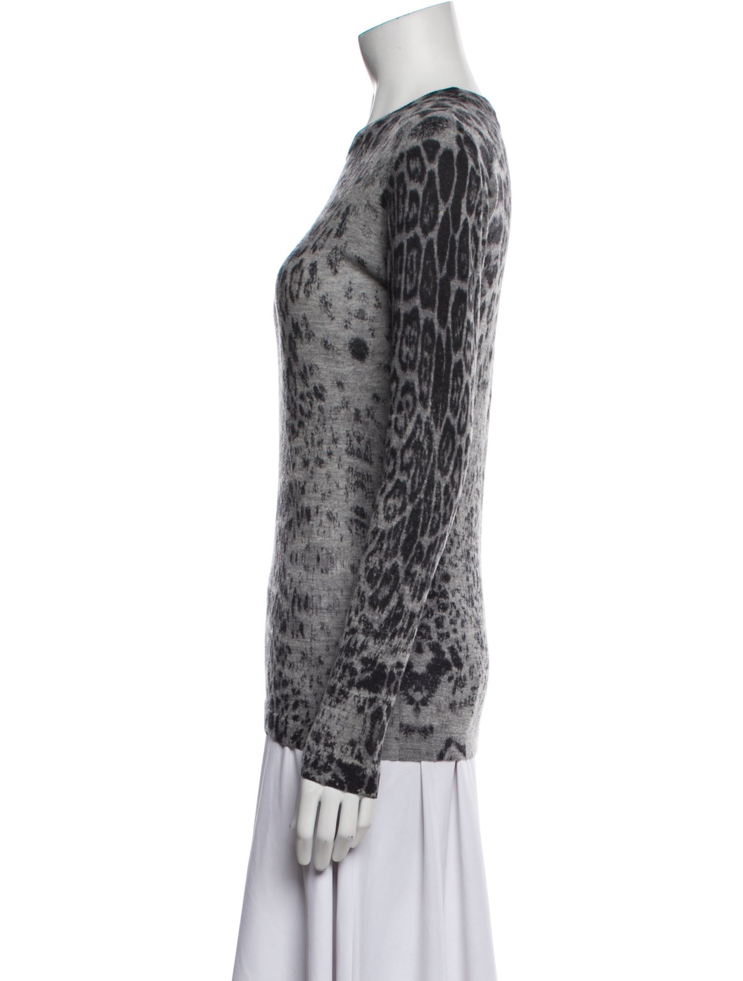 Golden Goose Cashmere Animal Print Sweater