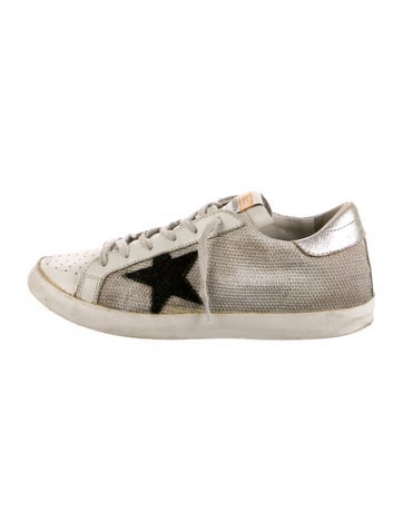 Golden Goose Sneakers Printed Distressed Accents IT 39 | 9
