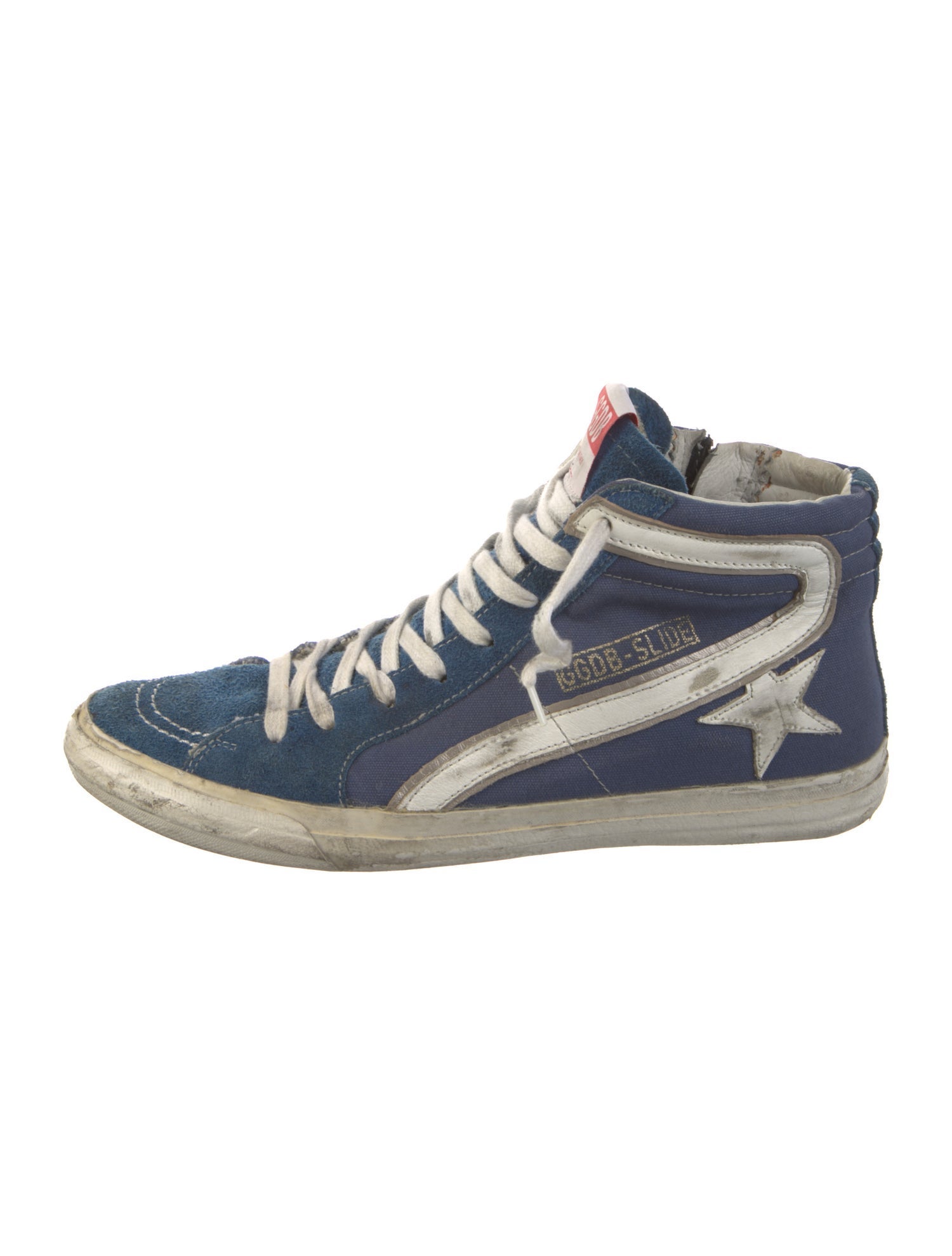 Golden Goose Suede Printed Sneakers