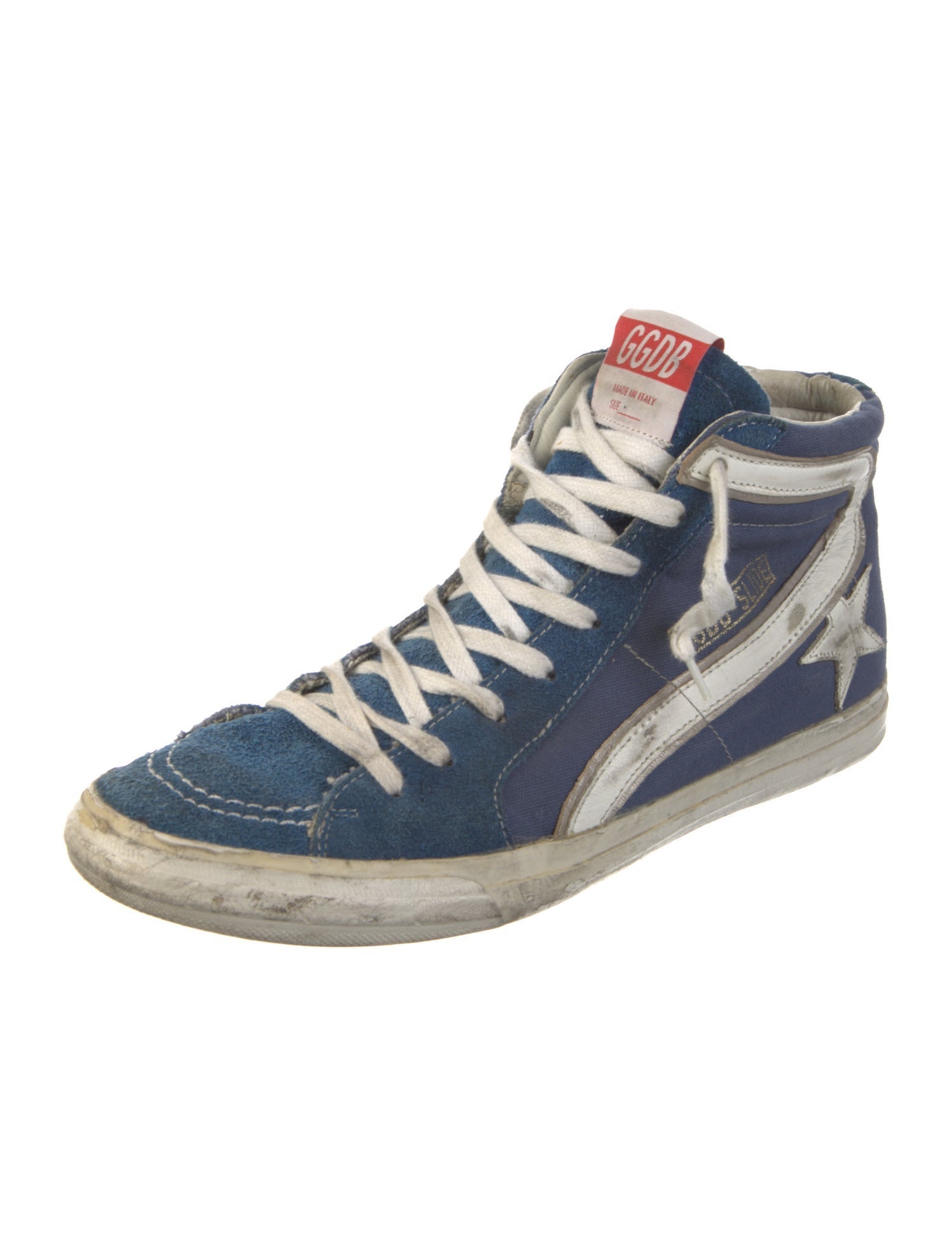 Golden Goose Suede Printed Sneakers