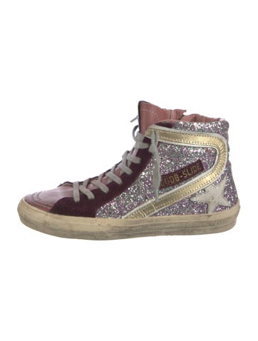 Golden Goose Sneakers Glitter Colorblock Pattern IT 35 | 5