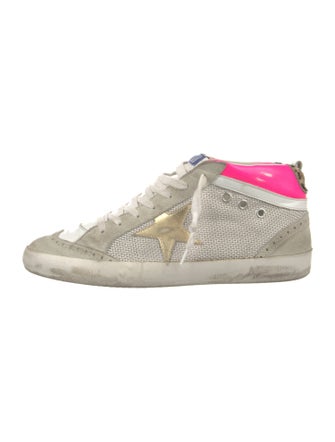 Golden Goose Printed Distressed Accents Sneakers