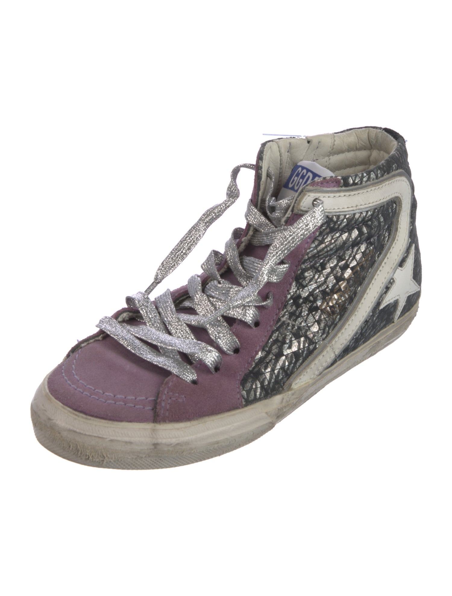 Golden Goose Suede Printed Sneakers