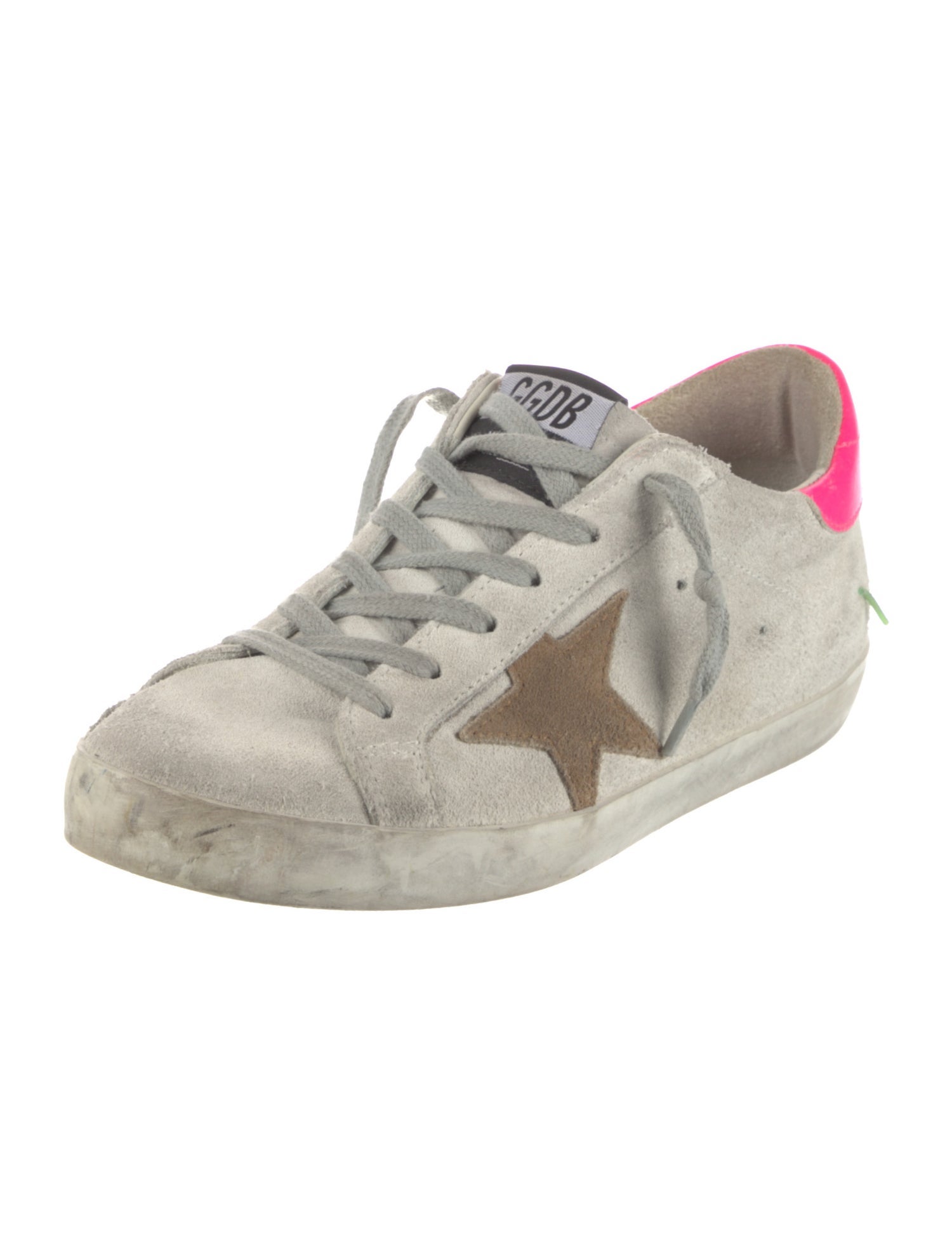 Golden Goose Suede Printed Sneakers