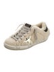 Golden Goose Shearling Glitter Accents Sneakers