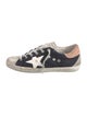 Golden Goose Suede Colorblock Pattern Sneakers