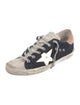 Golden Goose Suede Colorblock Pattern Sneakers