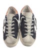 Golden Goose Suede Colorblock Pattern Sneakers