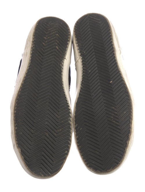 Golden Goose Suede Colorblock Pattern Sneakers