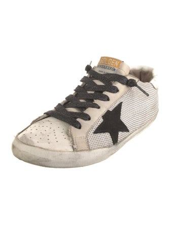 Golden Goose Printed Distressed Accents Sneakers