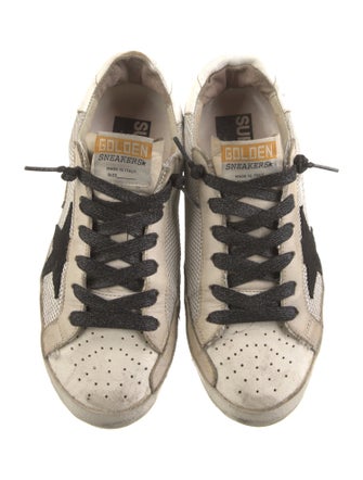 Golden Goose Printed Distressed Accents Sneakers