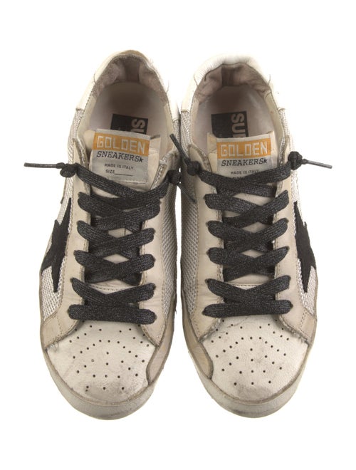 Golden Goose Printed Distressed Accents Sneakers