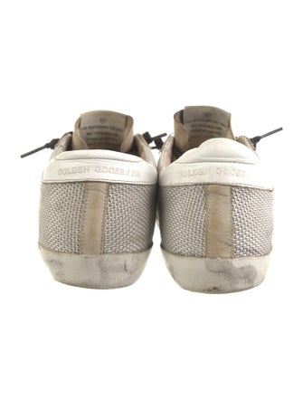 Golden Goose Printed Distressed Accents Sneakers