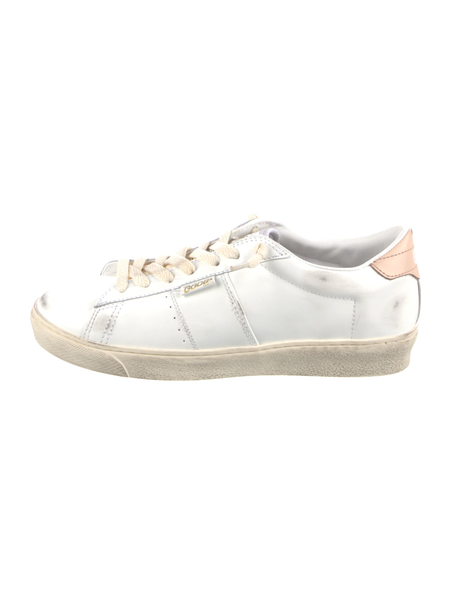 Golden Goose Leather Distressed Accents Sneakers