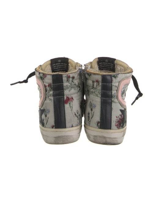Golden Goose Canvas Printed Sneakers