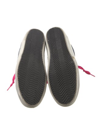 Golden Goose Suede Animal Print Sneakers