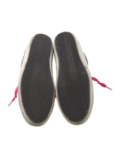 Golden Goose Suede Animal Print Sneakers