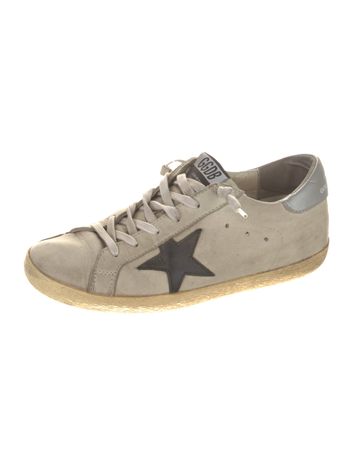 Golden Goose Leather Distressed Accents Sneakers