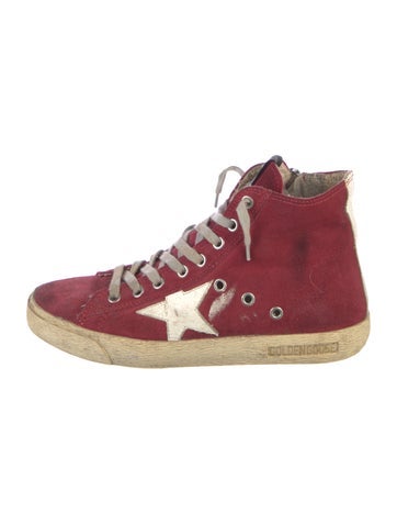 Golden Goose Sneakers Suede Distressed Accents IT 37 | 7