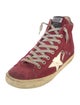 Golden Goose Suede Distressed Accents Sneakers