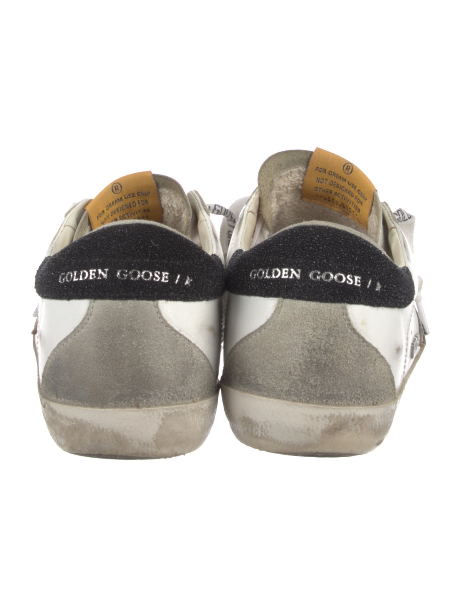 Golden Goose Leather Distressed Accents Sneakers