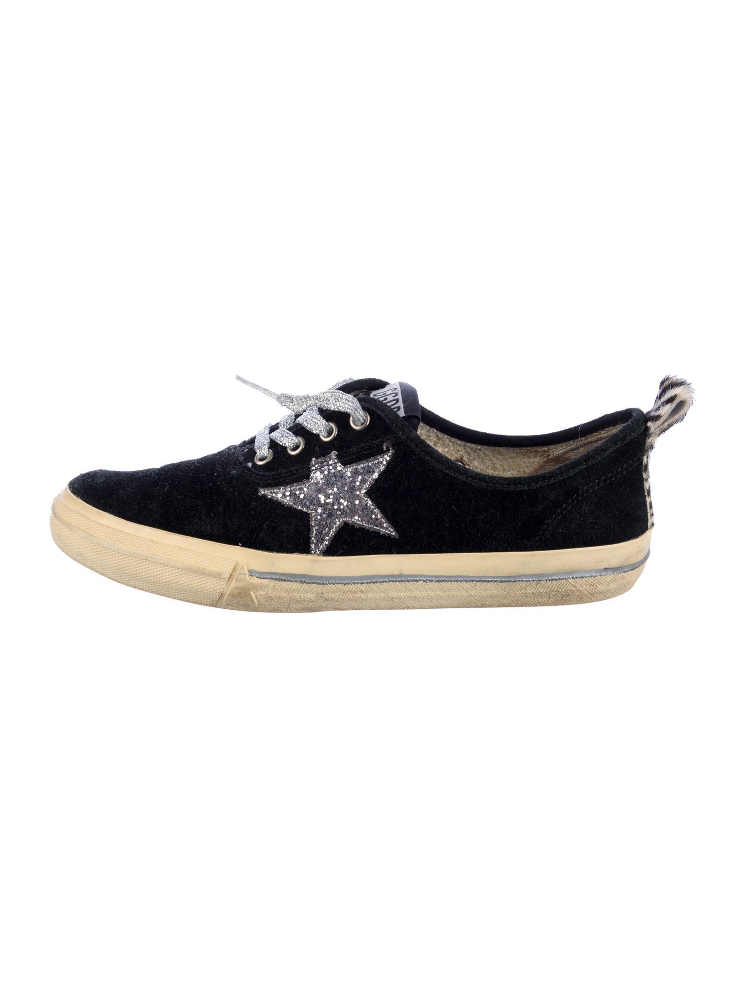 Golden Goose Suede Printed Sneakers