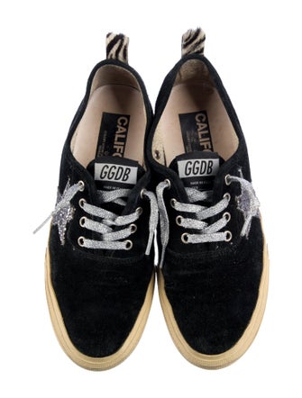 Golden Goose Suede Printed Sneakers