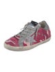 Golden Goose Canvas Printed Sneakers