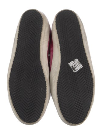 Golden Goose Canvas Printed Sneakers