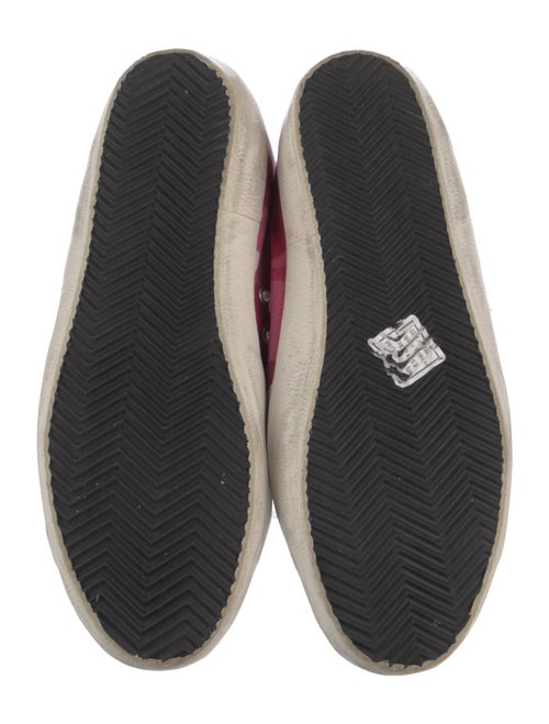 Golden Goose Canvas Printed Sneakers