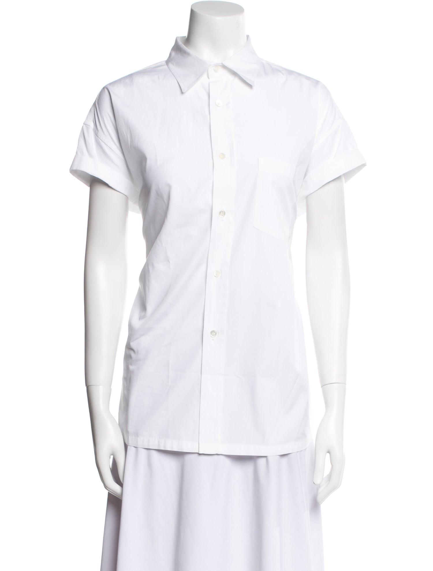 Golden Goose Short Sleeve Button-Up Top