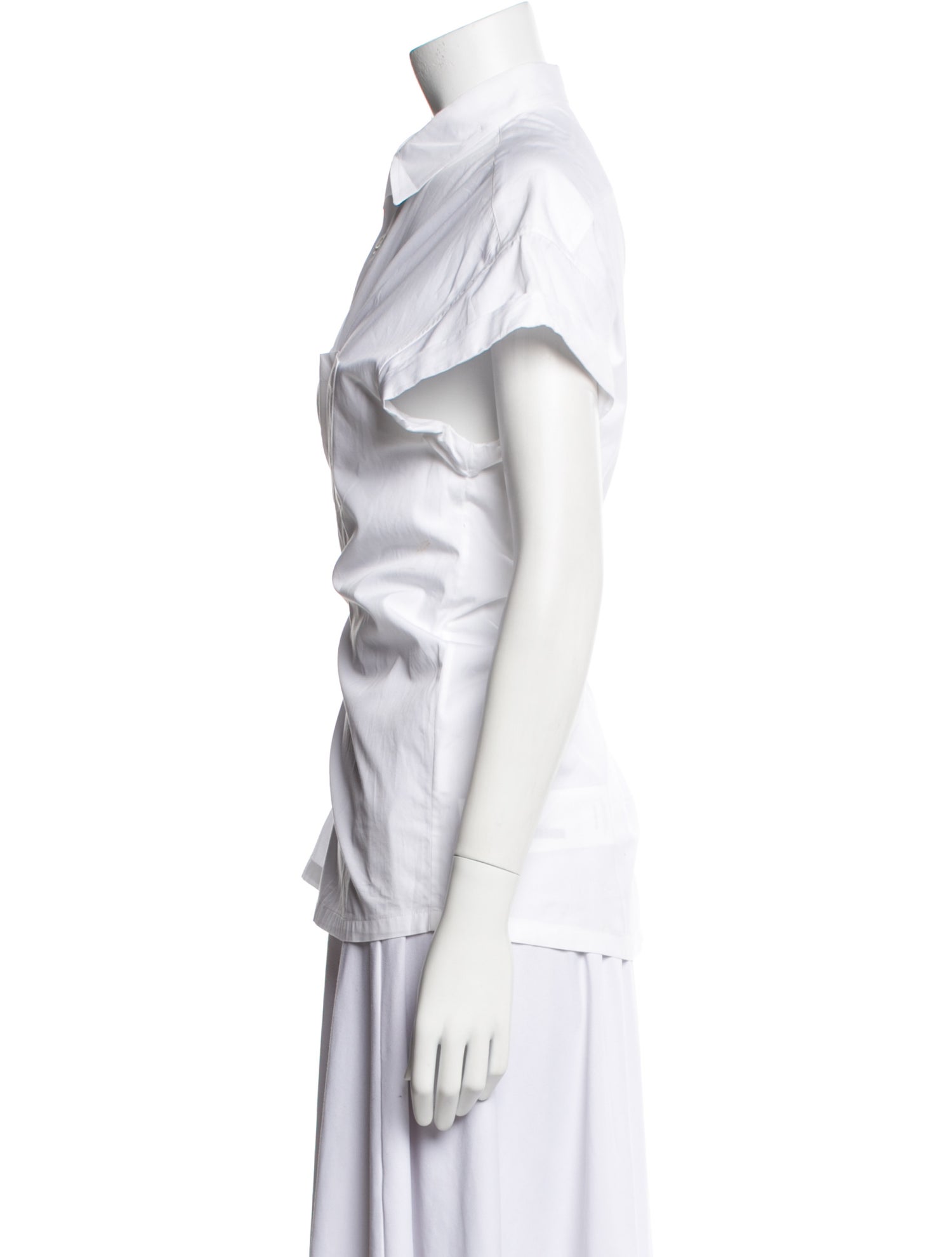 Golden Goose Short Sleeve Button-Up Top