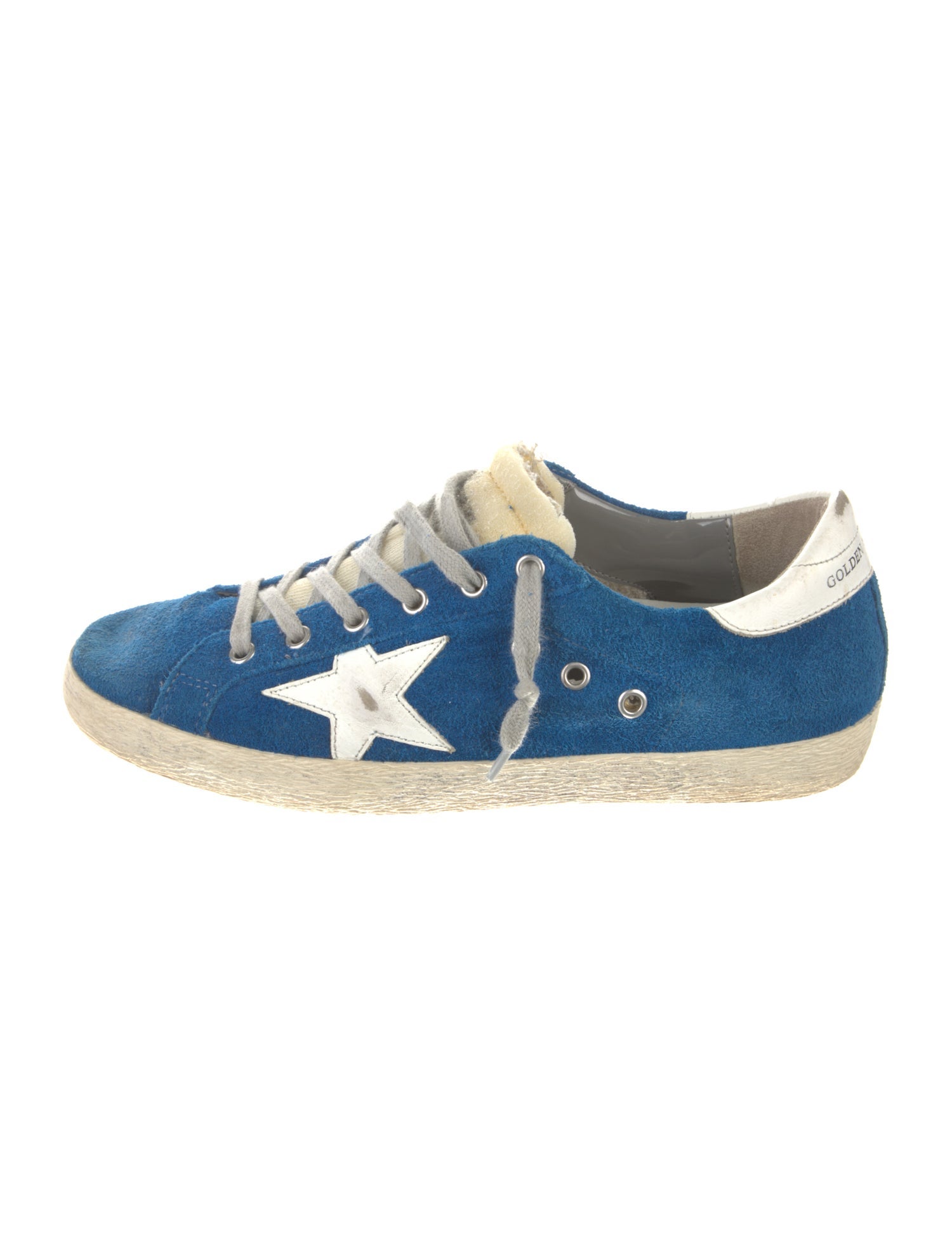 Golden Goose Suede Graphic Print Sneakers