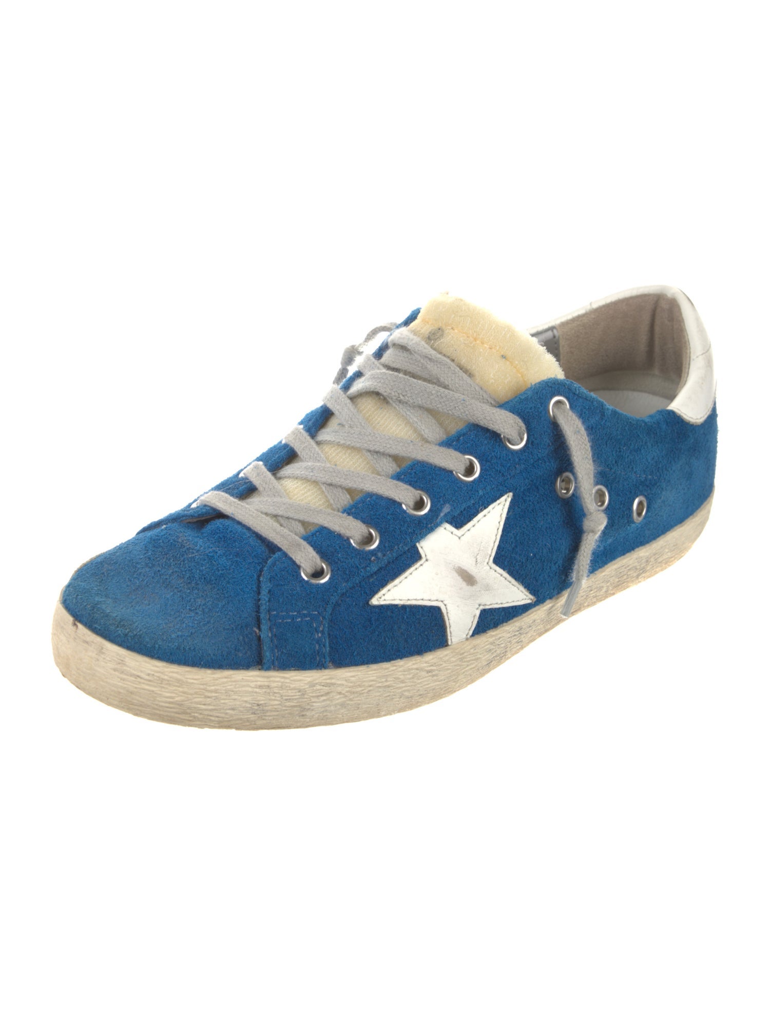 Golden Goose Suede Graphic Print Sneakers