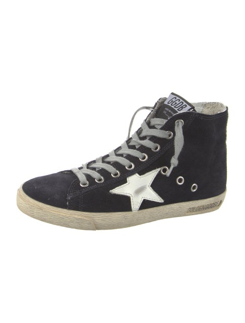 Golden Goose Suede Distressed Accents Sneakers