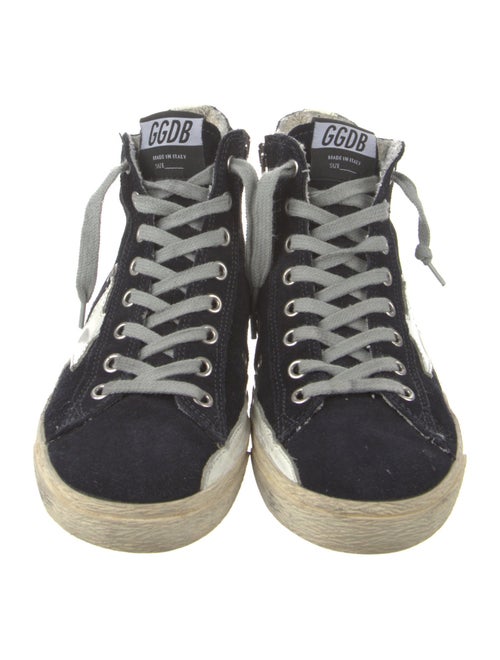 Golden Goose Suede Distressed Accents Sneakers