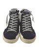 Golden Goose Suede Distressed Accents Sneakers