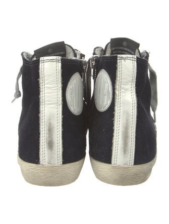 Golden Goose Suede Distressed Accents Sneakers