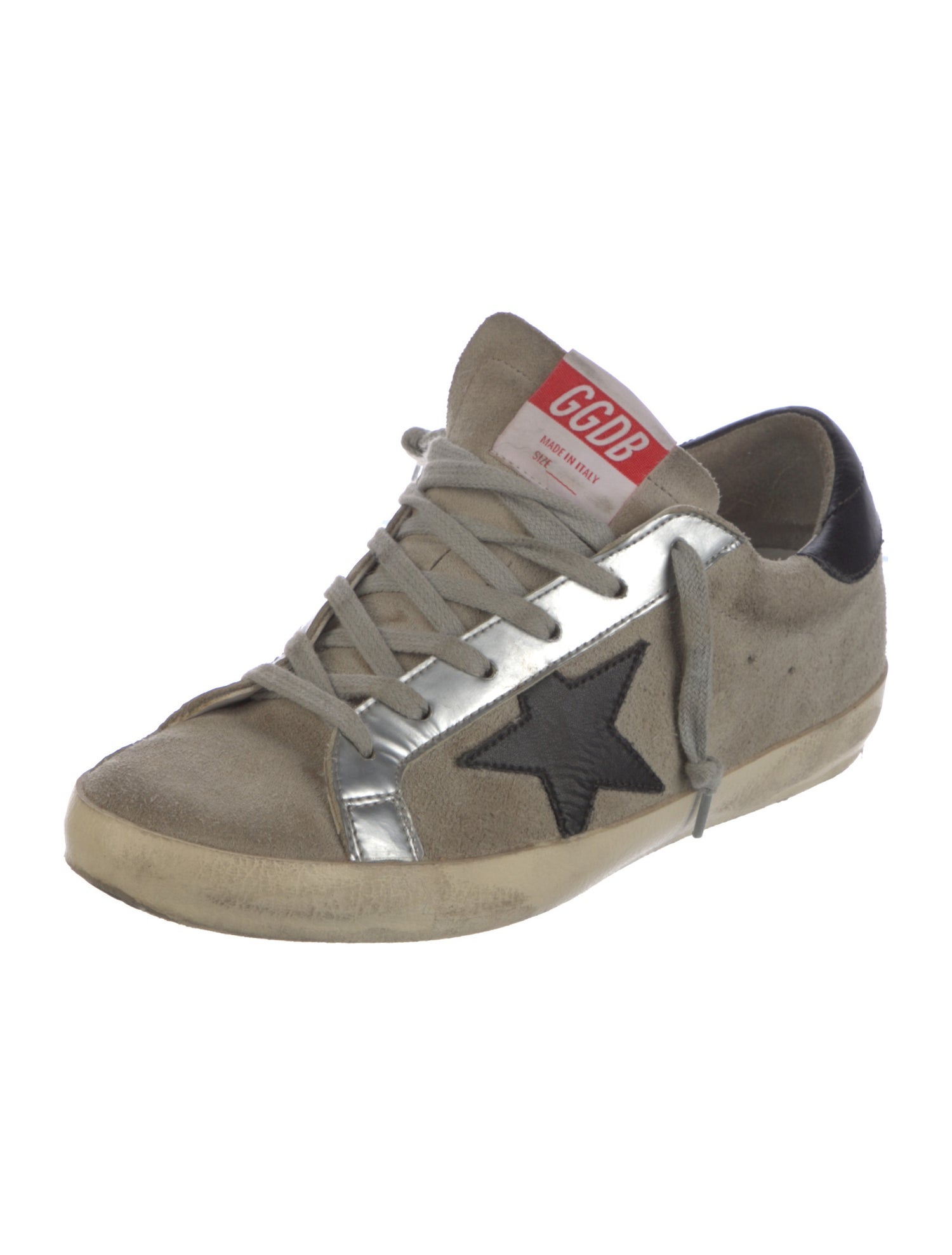 Golden Goose Suede Printed Sneakers