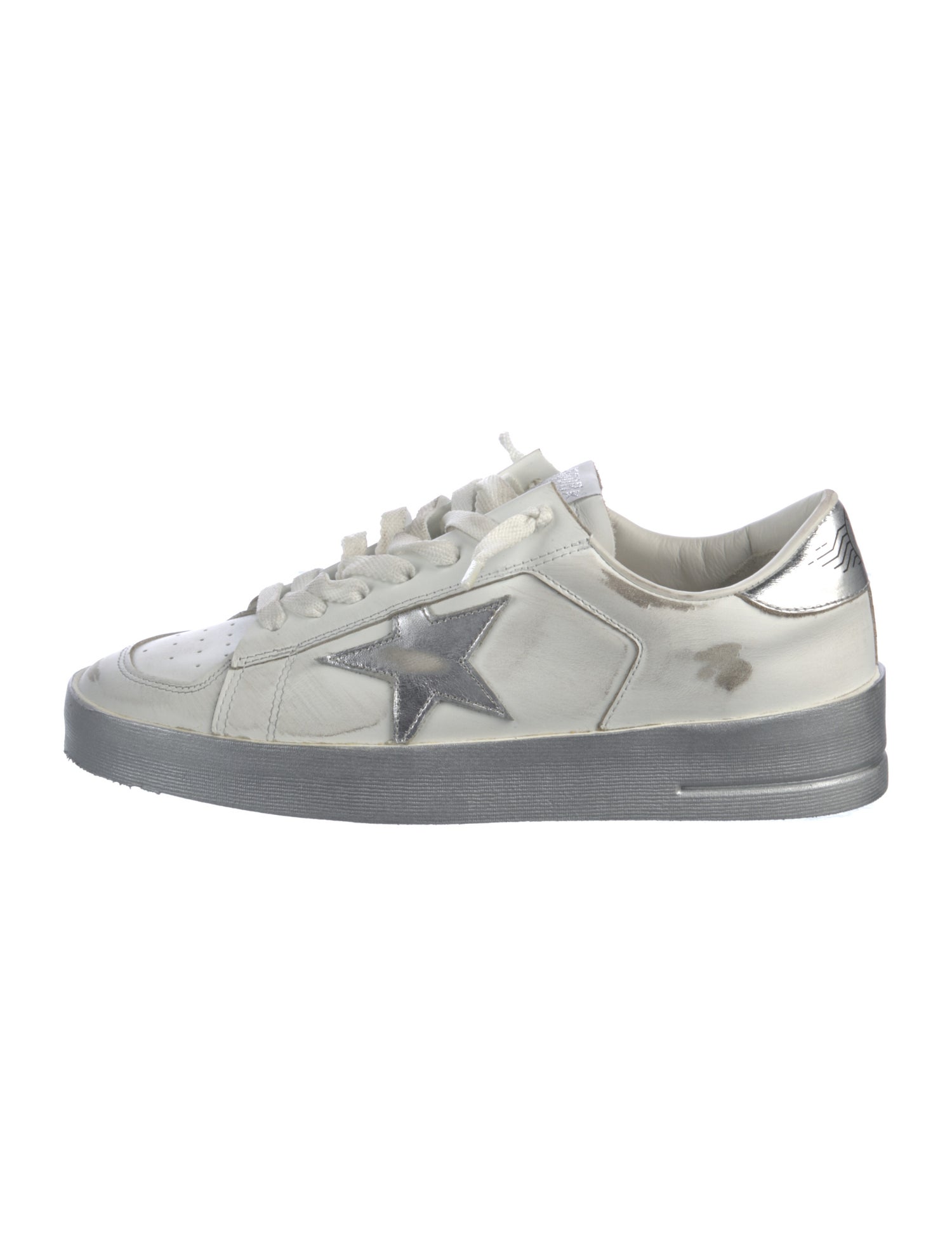 Golden Goose Leather Distressed Accents Sneakers w/ Tags