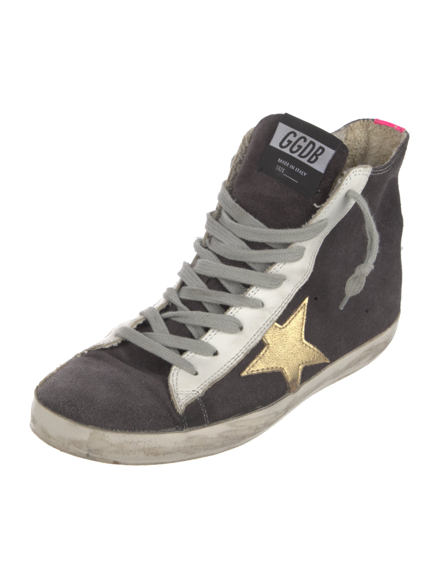 Golden Goose Suede Wedge Sneakers