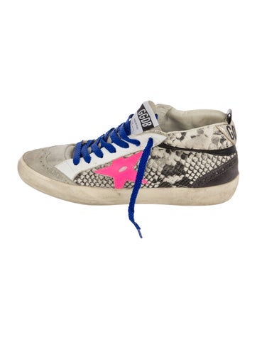 Golden Goose Sneakers Leather Animal Print IT 38 | 9