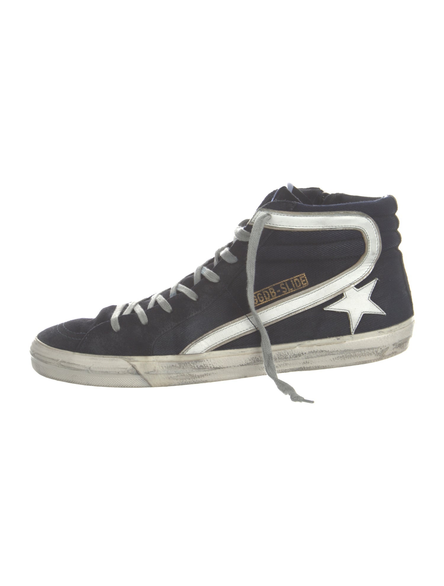 Golden Goose Suede Distressed Accents Sneakers