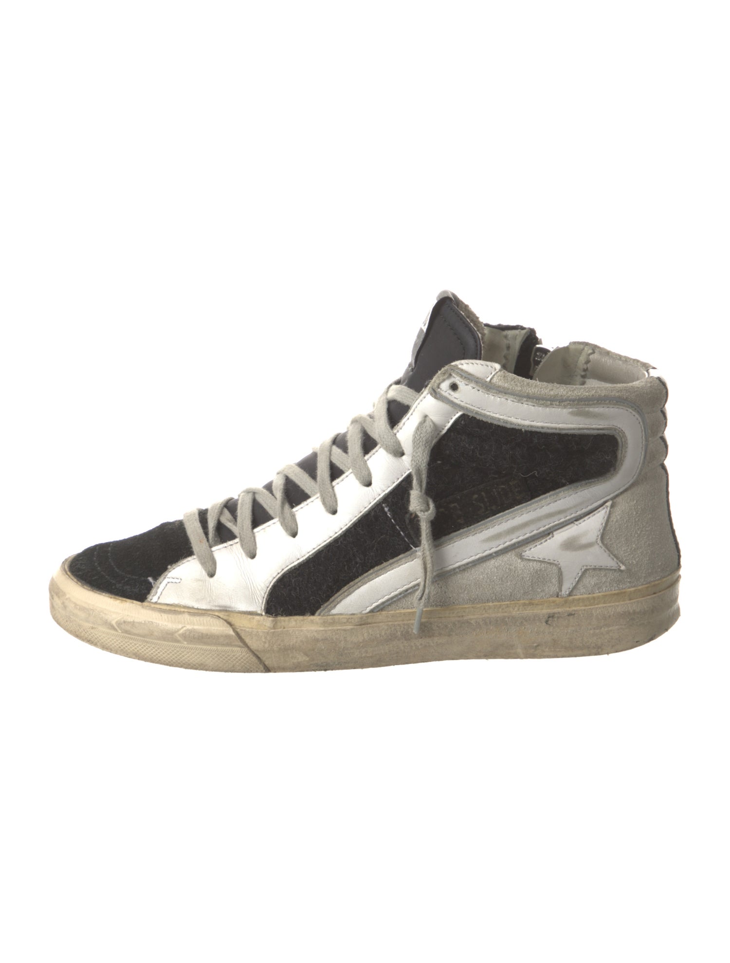 Golden Goose Suede Printed Sneakers