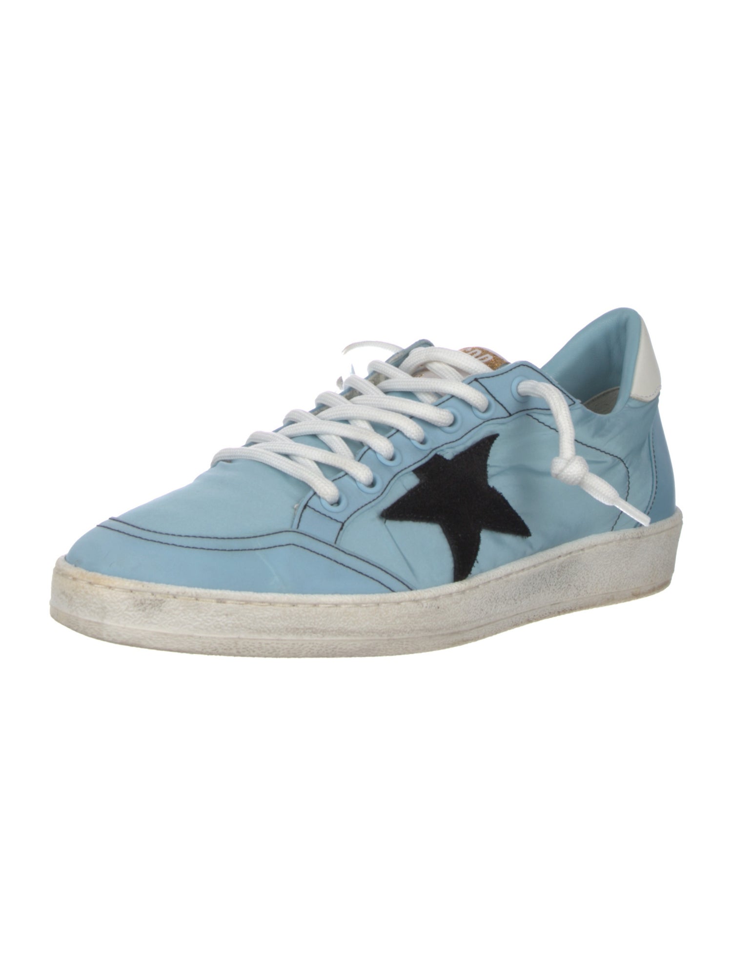 Golden Goose Suede Distressed Accents Sneakers