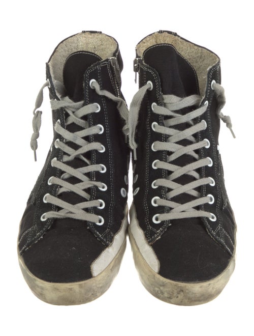 Golden Goose Canvas Distressed Accents Sneakers