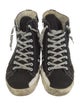 Golden Goose Canvas Distressed Accents Sneakers